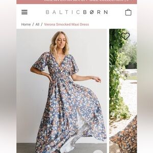 NWT Baltic Born Verona Maxi Dress